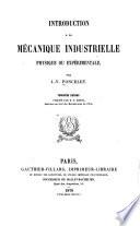 Introduction a la mécanique industrielle physique on expérimentale