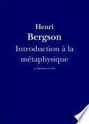 Introduction à la métaphysique