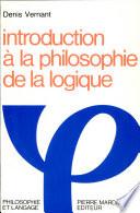 Introduction à la philosophie de la logique