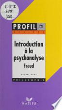 Introduction à la psychanalyse, Freud