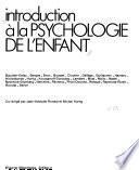 Introduction à la psychologie de l'enfant