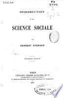 Introduction a la science sociale