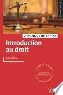 Introduction au droit 2021/2022