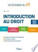 Introduction au droit 2022/2023