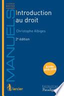 Introduction au droit