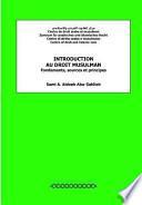 Introduction Au Droit Musulman