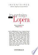 Inventaire de l'opéra