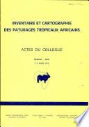 Inventaire et Cartographie des Paturages Tropicaux Africains