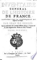 Inventaire General De L'Histoire De France