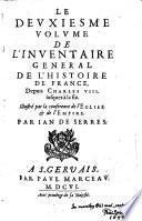 Inventaire General De L'Histoire De France