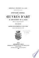 Inventaire général des oeuvres d'arts du département de la Seine