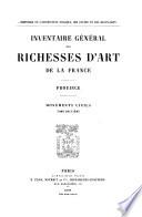 Inventaire général des richesses d'art de la France