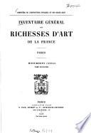 Inventaire général des richesses d'art de la France