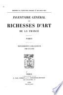 Inventaire général des richesses d'art de la France