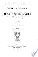 Inventaire général des richesses d'art de la France