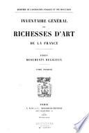Inventaire général des richesses d'art de la France