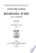 Inventaire général des richesses d'art de la France