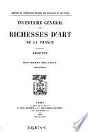 Inventaire général des richesses d'art de la France