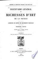 Inventaire general des richesses d'art de la France