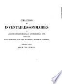 Inventaire-sommaire des Archives départementales antérieures à 1790: Archives civiles. Séries A à F