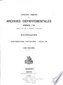 Inventaire-sommaire des archives départementales antérieures a 1790