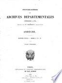 Inventaire-sommaire des archives départementales antérieures a 1790
