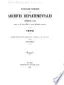 Inventaire-sommaire des Archives départementales antérieures à 1790: Nos 1 à 1343