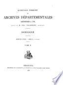 Inventaire-sommaire des archives départementales antérieures à 1790: Série B (nos 1148 à 2182)