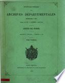 Inventaire-sommaire des archives départementales. Côtes-du-Nord, par J. Lamare [and others].