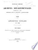Inventaire sommaire des archives départementales ...