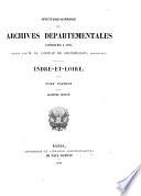 Inventaire-sommaire des archives départementales. Indre-et-Loire, par C. Loizeau de Grandmaison
