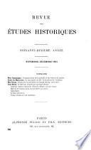 Investigateur, journal de la Sociëtë des Ëtudes Historiques, ancien Institut Historique