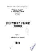 Investissements étrangers en Belgique