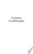 Invitation à la philosophie