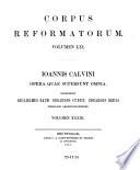 Ioannis Calvini opera quae supersunt omnia
