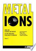 Ions Metalliques en Biologie Et en Medecine