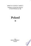 Irredentist and National Questions in Central Europe, 1913-1939: Poland, 2 v