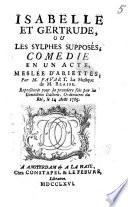 Isabelle et Gertrude, ou les sylphes supposés
