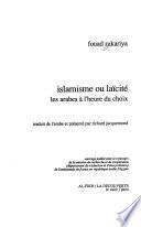 Islamisme ou laïcité