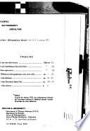 Isotopes, Rayonnements, Agriculture, Bulletin Bibliographique Mensuel