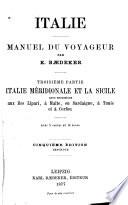 Italie; manuel du voyageur
