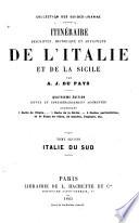 Itinéraire descriptif, historique et artistique de l'Italie et de la Sicile