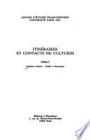 Itinéraires et contacts de cultures