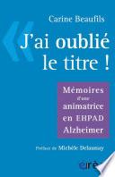 J'ai oublié le titre !