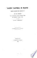 Jacopo Valperga di Masino, triste episodio del secolo XV con due appendici sulla genealogia d'alcune famiglie nobili del Piemonte e della Savoia