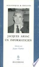 Jacques Arsac, un informaticien