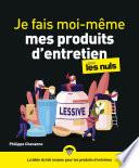 Je fais moi-même mes produits d'entretien pour les Nuls