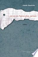 Je ne me tuerai plus jamais
