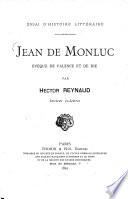 Jean de Monluc, Évêque de Valence et de Die