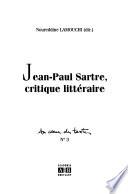 Jean-Paul Sartre, critique littéraire